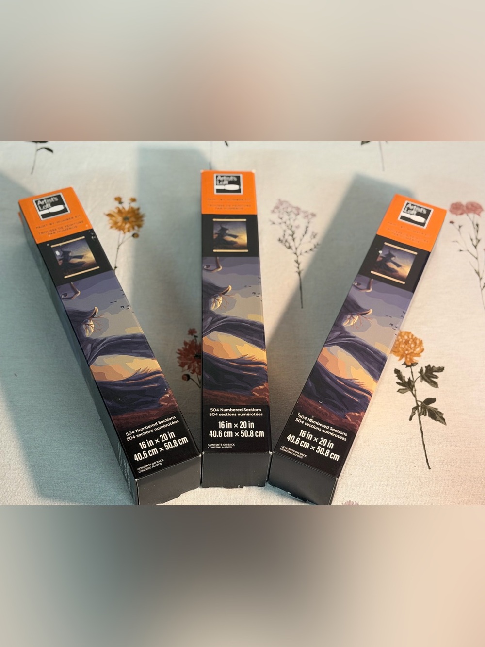 Artist’s Loft 16” x 20” Scarecrow Paint by Number Kits (Set of 3)